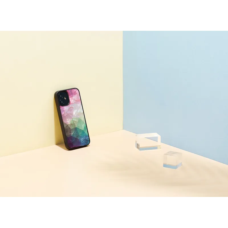 iKins case for Apple iPhone 12 mini water flower black