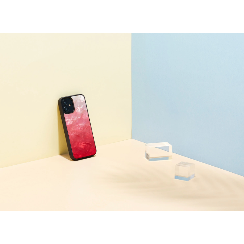 iKins case for Apple iPhone 12 mini pink lake black
