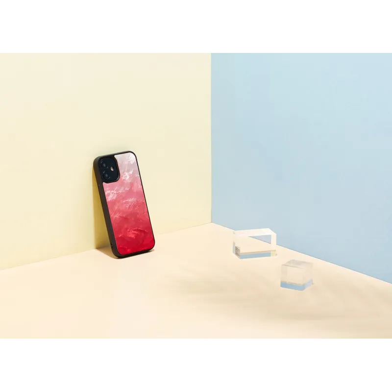 iKins case for Apple iPhone 12 mini pink lake black