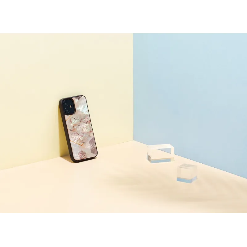 iKins case for Apple iPhone 12 mini pink marble