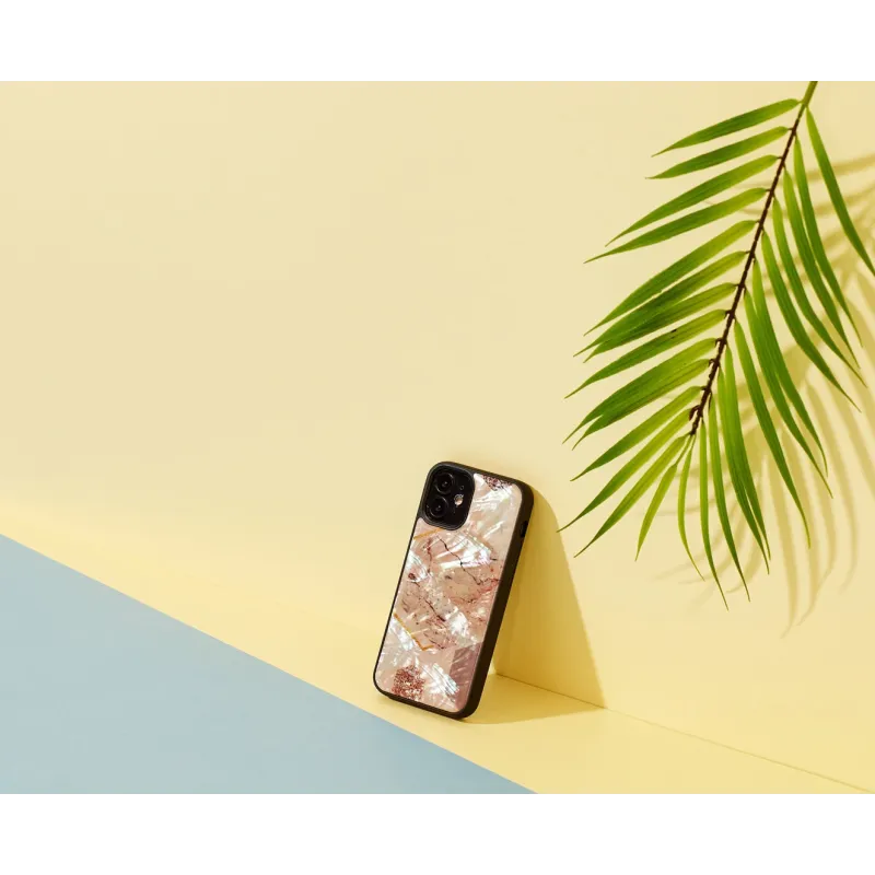 iKins case for Apple iPhone 12 mini pink marble