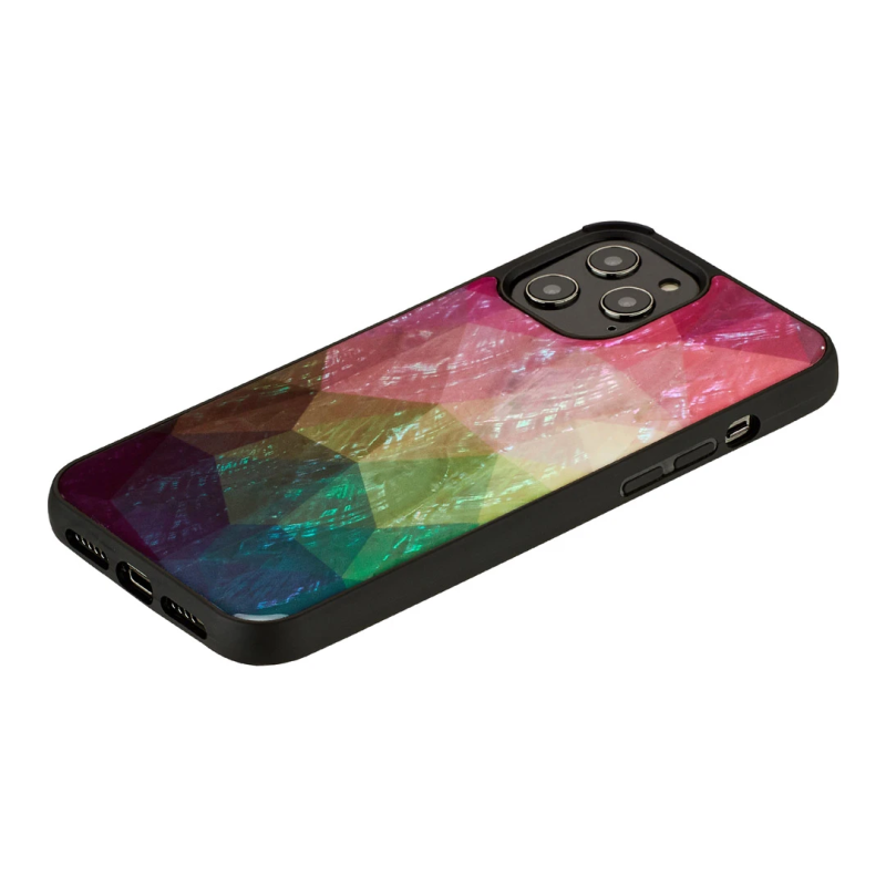 iKins case for Apple iPhone 12-12 Pro water flower black