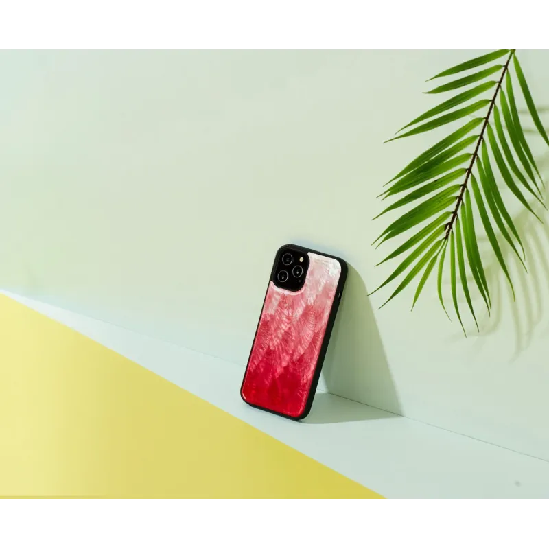 iKins case for Apple iPhone 12-12 Pro pink lake black