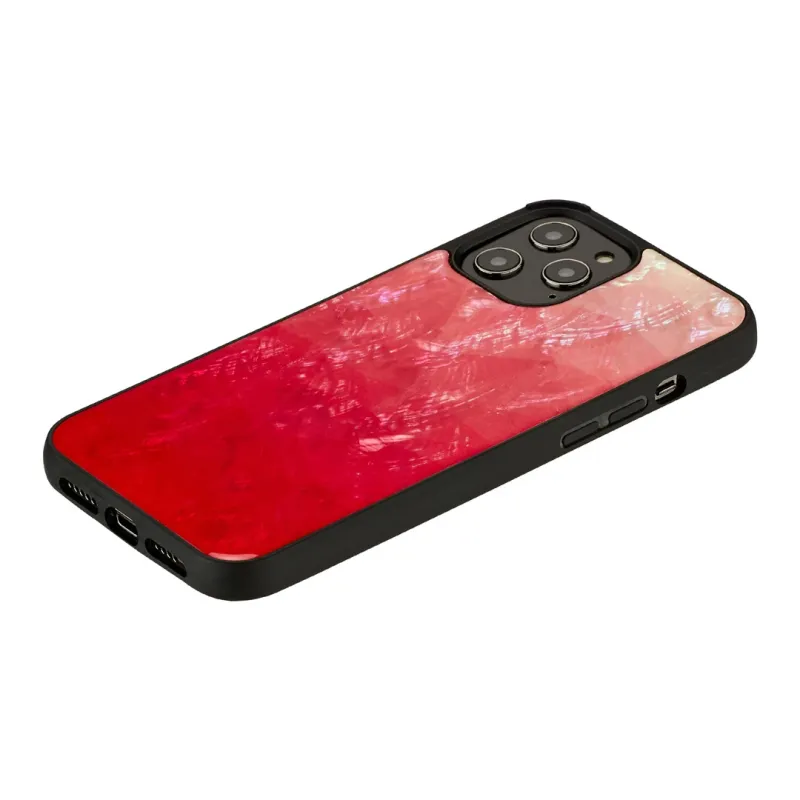 iKins case for Apple iPhone 12-12 Pro pink lake black