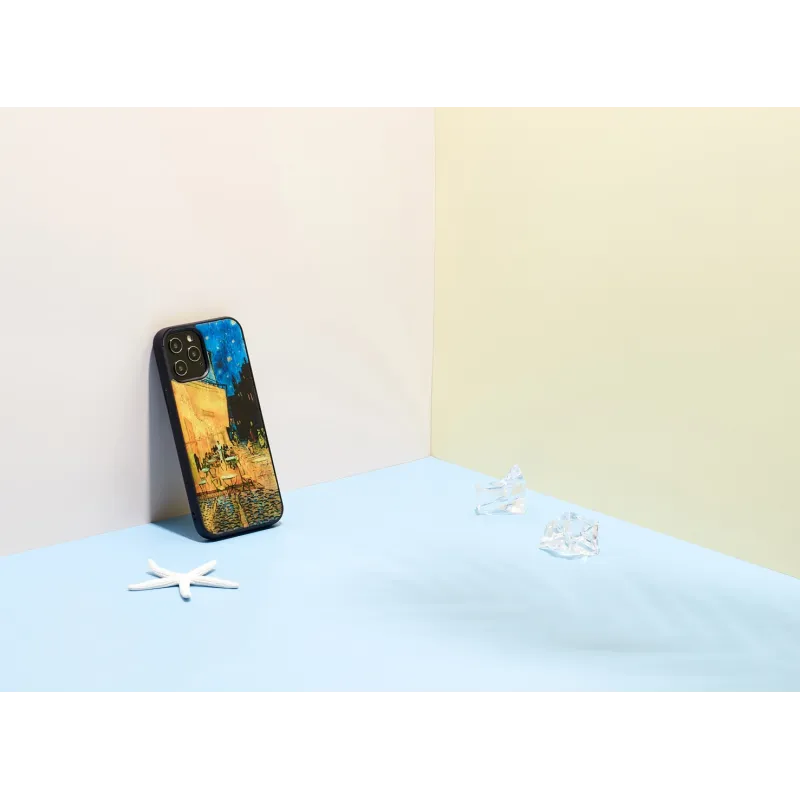 iKins case for Apple iPhone 12-12 Pro cafe terrace black