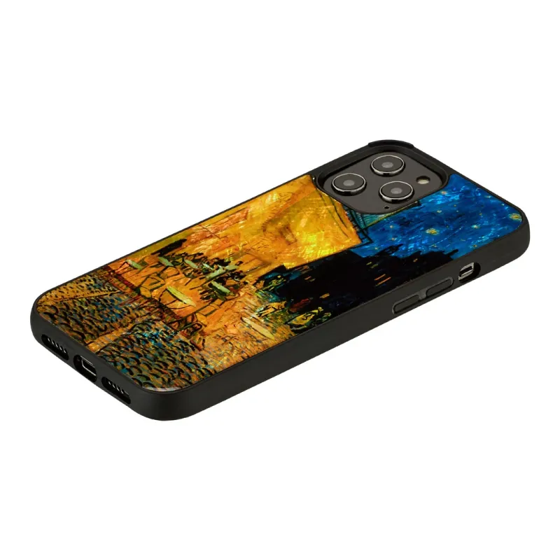 iKins case for Apple iPhone 12-12 Pro cafe terrace black