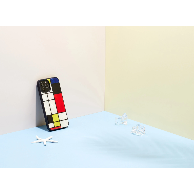 iKins case for Apple iPhone 12 Pro Max mondrian black