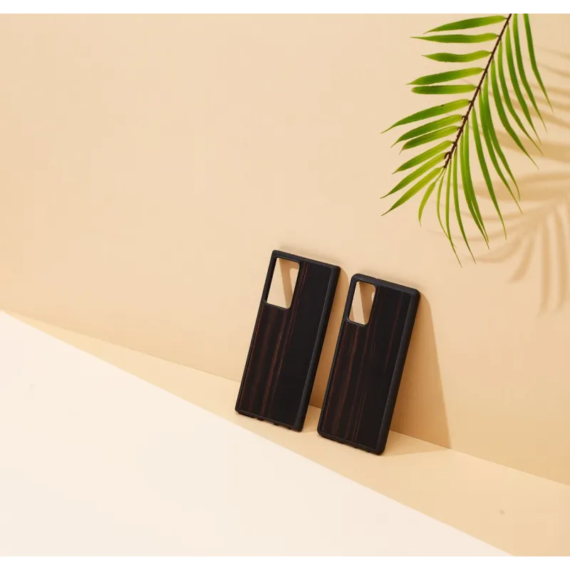 MAN&WOOD case for Galaxy Note 20 ebony black