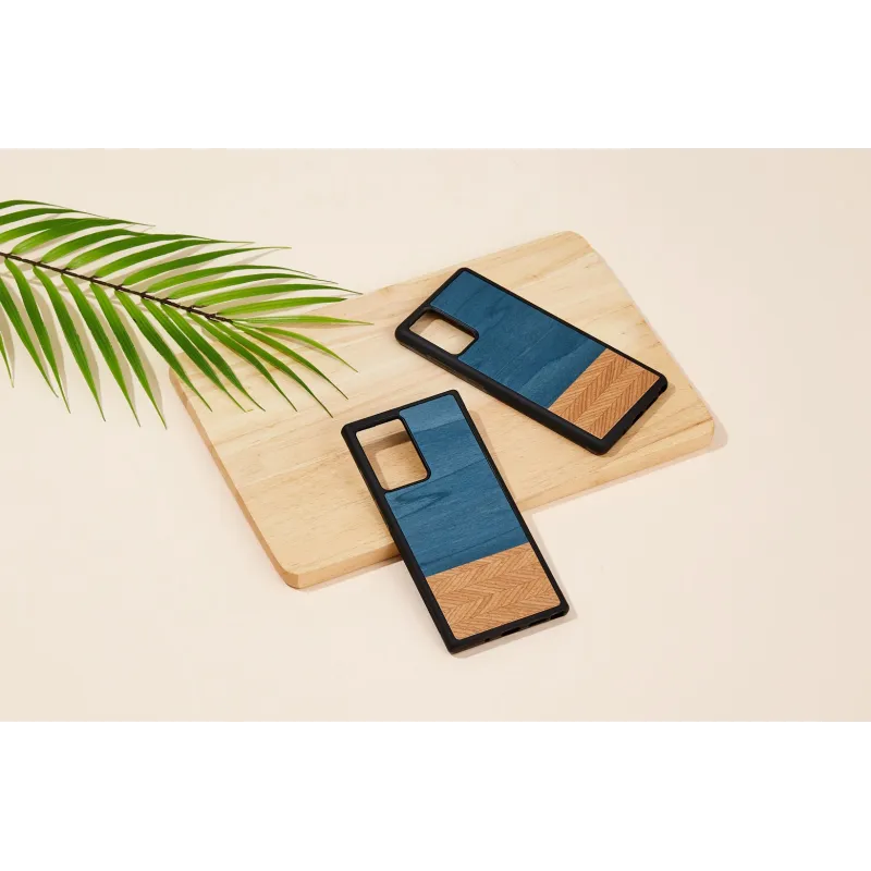 MAN&WOOD case for Galaxy Note 20 denim black