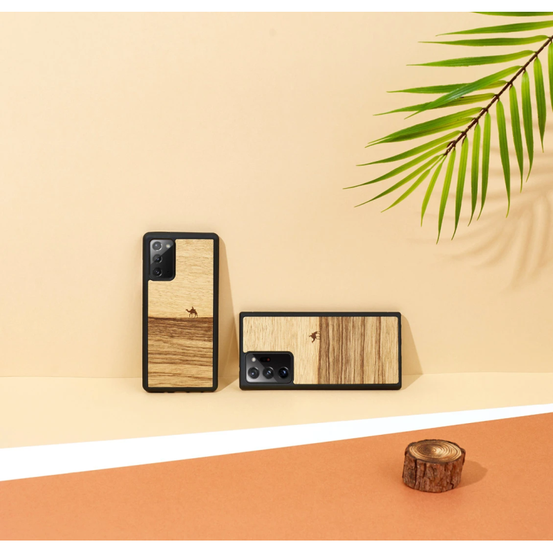 MAN&WOOD case for Galaxy Note 20 Ultra terra black