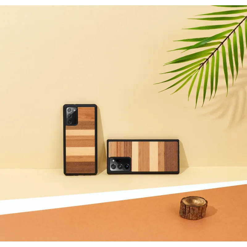 MAN&WOOD case for Galaxy Note 20 Ultra sabbia black