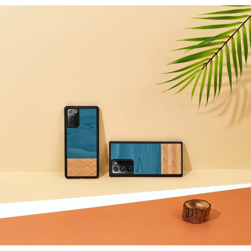 MAN&WOOD case for Galaxy Note 20 Ultra denim black