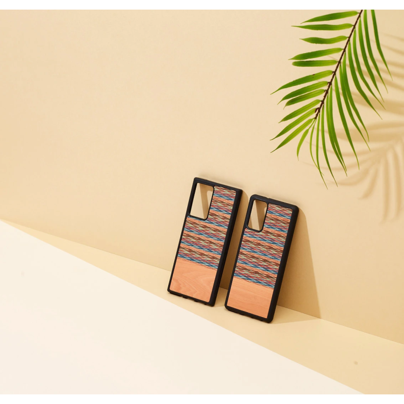 MAN&WOOD case for Galaxy Note 20 Ultra browny check black