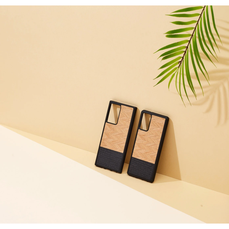 MAN&WOOD case for Galaxy Note 20 Ultra herringbone nero black