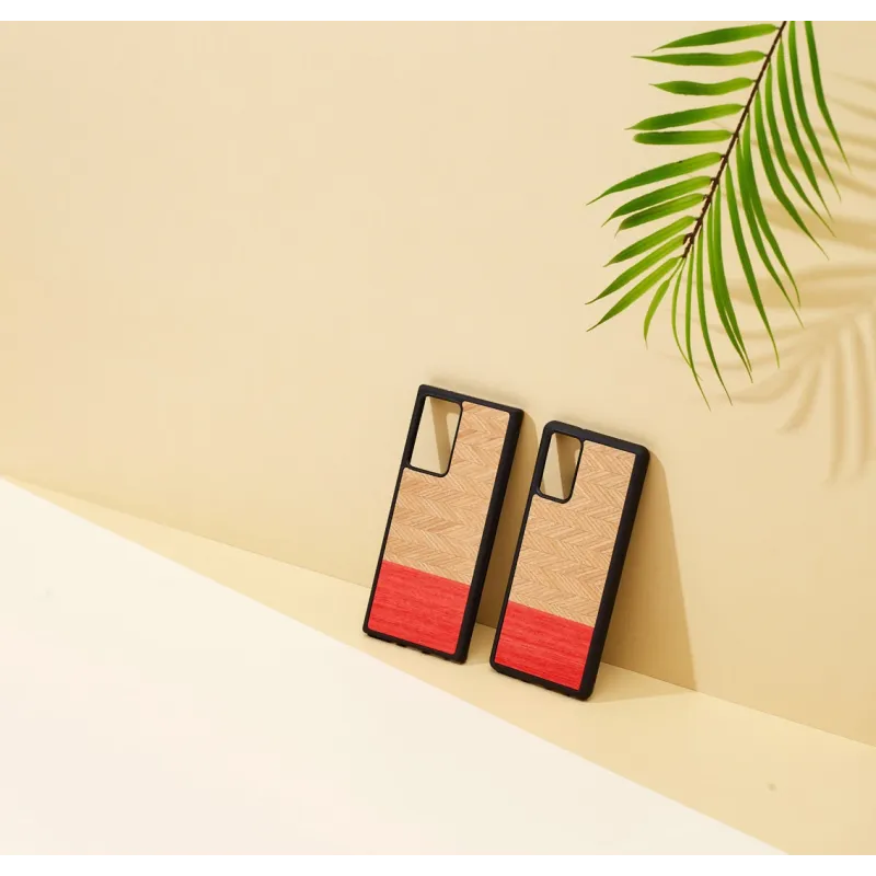 MAN&WOOD case for Galaxy Note 20 Ultra herringbone azalea black