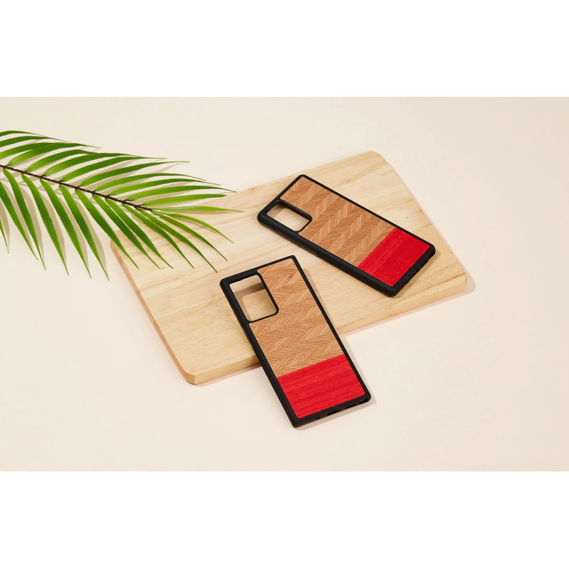 MAN&WOOD case for Galaxy Note 20 Ultra herringbone azalea black