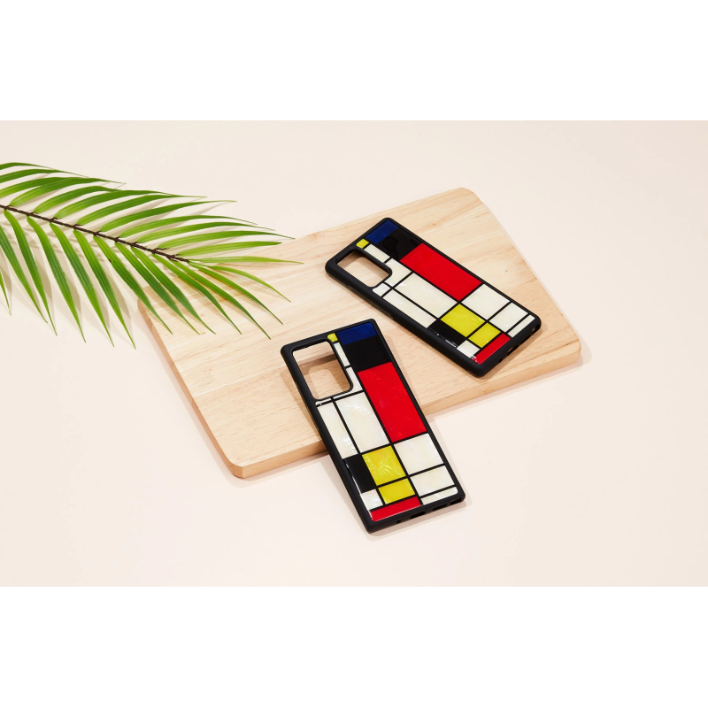 iKins case for Samsung Galaxy Note 20 mondrian black
