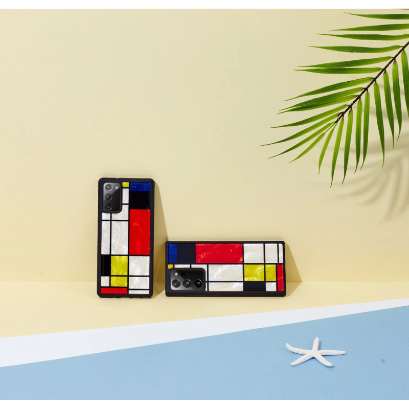 iKins case for Samsung Galaxy Note 20 mondrian black