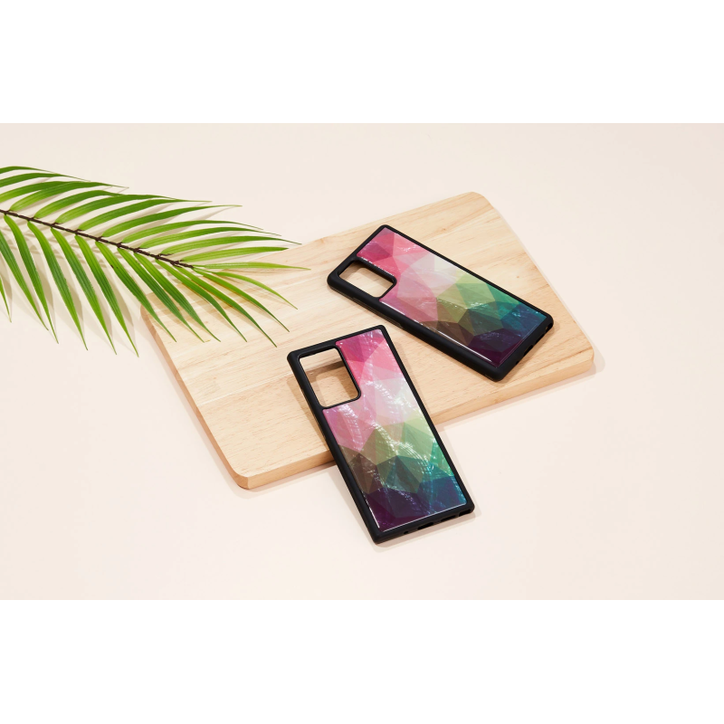 iKins case for Samsung Galaxy Note 20 Ultra water flower black