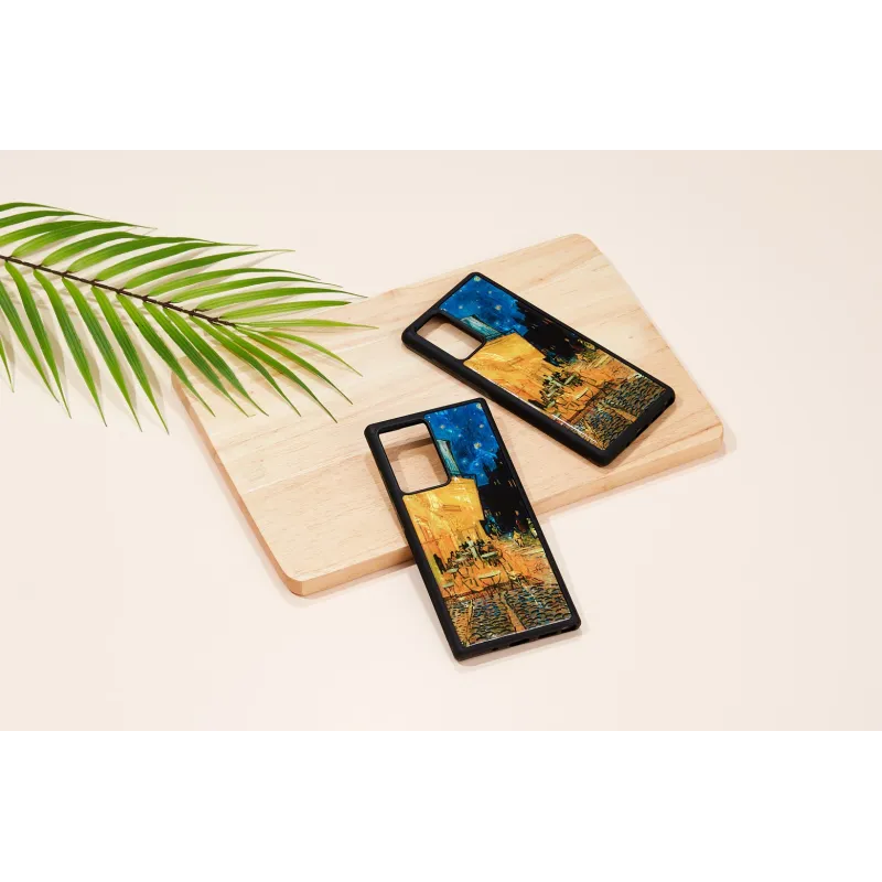 iKins case for Samsung Galaxy Note 20 Ultra cafe terrace black
