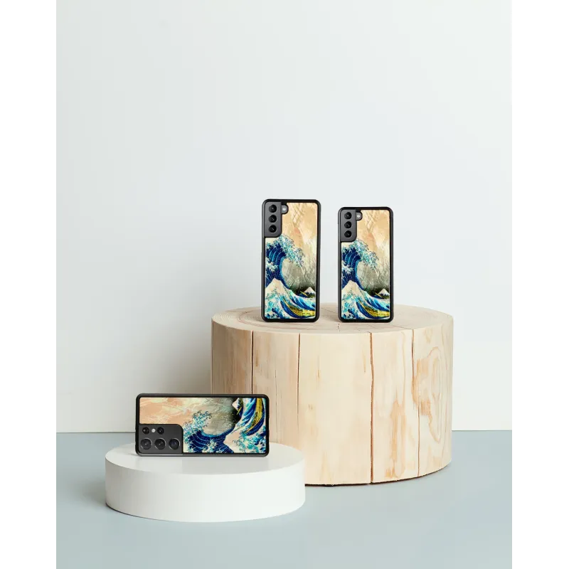 iKins case for Samsung Galaxy S21+ great wave off