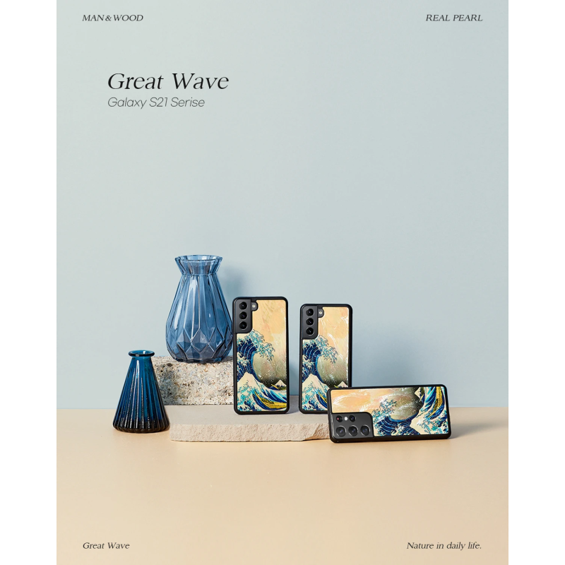 iKins case for Samsung Galaxy S21+ great wave off