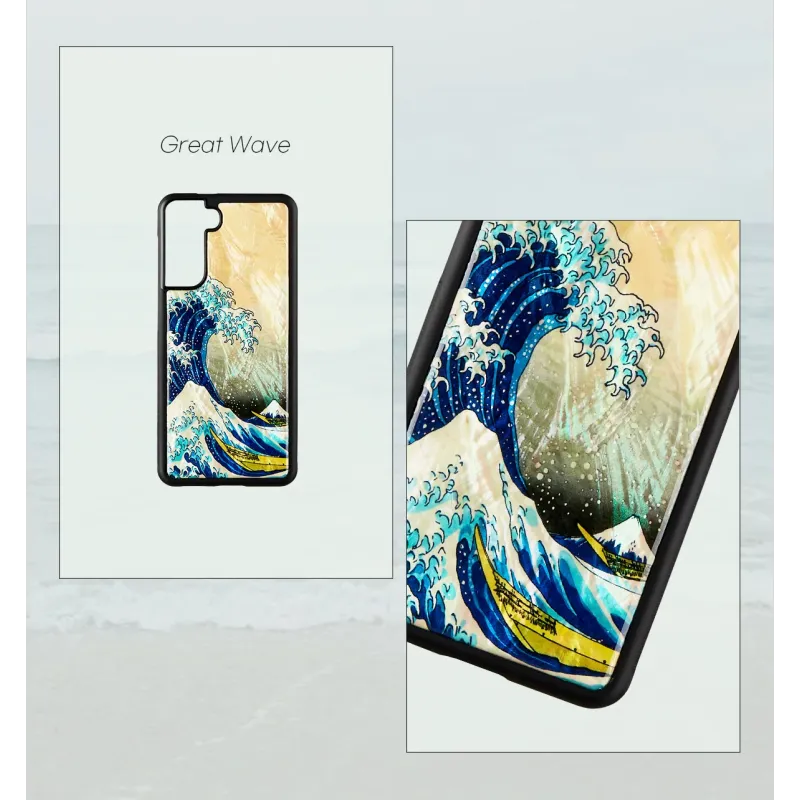 iKins case for Samsung Galaxy S21+ great wave off