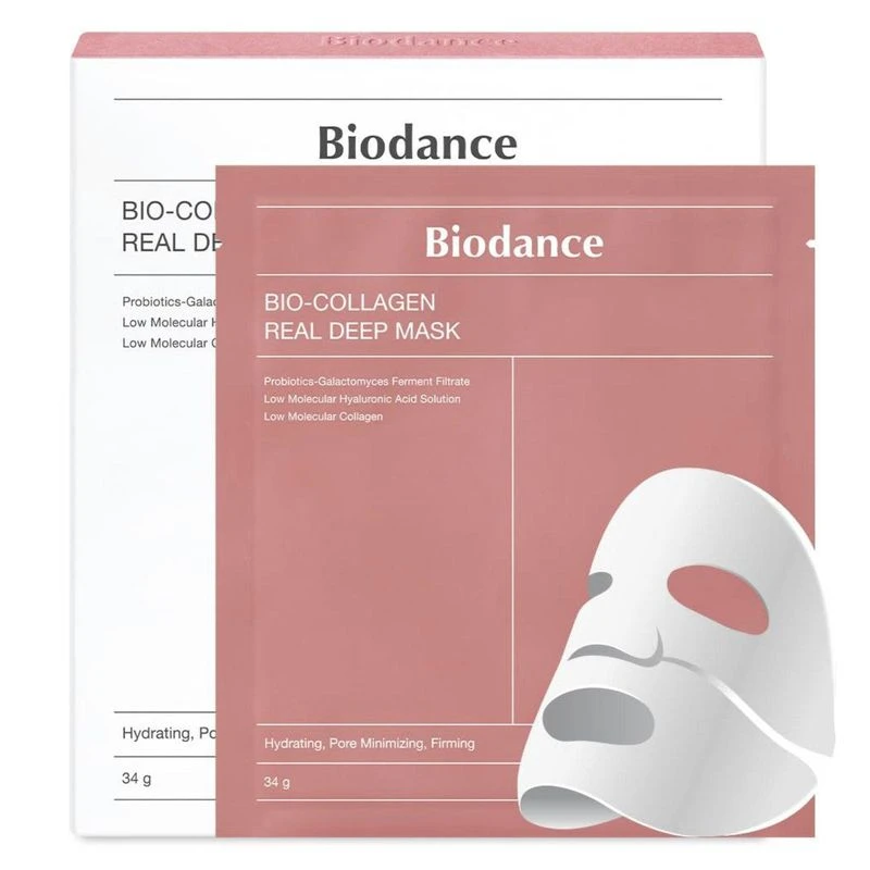 BIODANCE Bio-Collagen intensīvi mitrinoša maska sejas ādai 34g