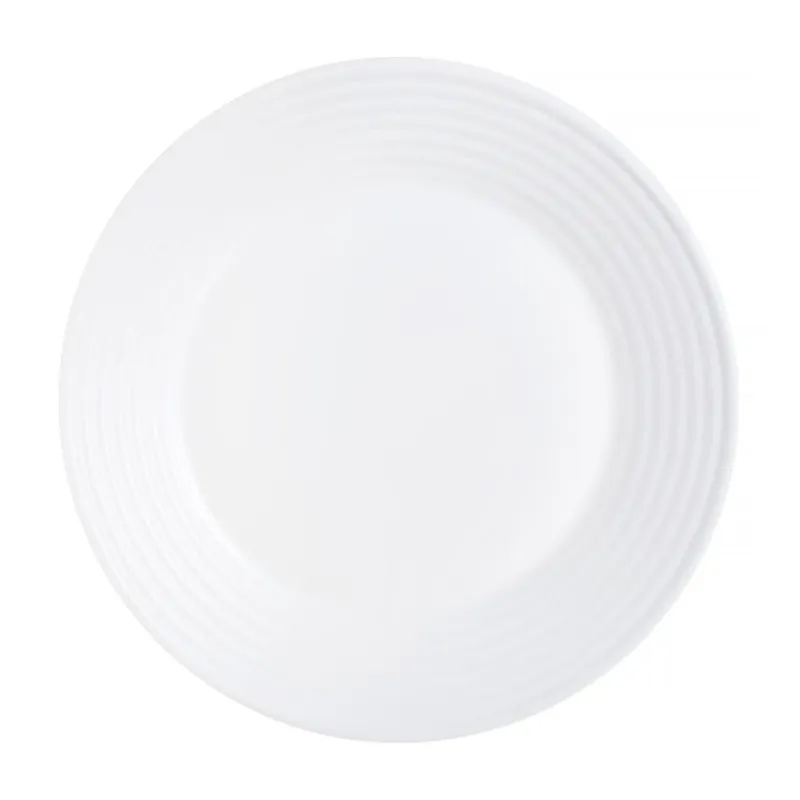 Šķīvis pusdienu Luminarc Harena, DIA 25 cm, balta krās.