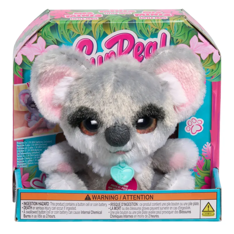 FURREAL MY MINI´S LITTLE HUGS Interaktyvus pliušinis gyvūnėlis, 13 cm