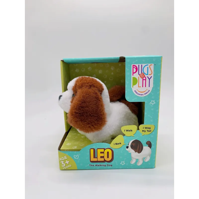 PUGS AT PLAY Staigājošs suns, Leo