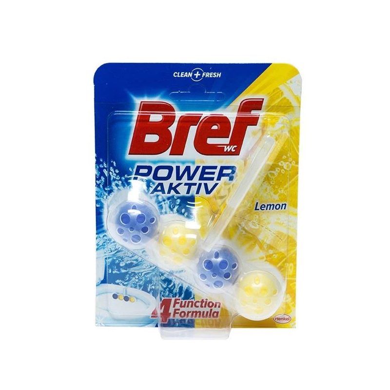 WC tīrītājs-atvēsinātājs BREF POWER AKTIV LEMON. 50 g