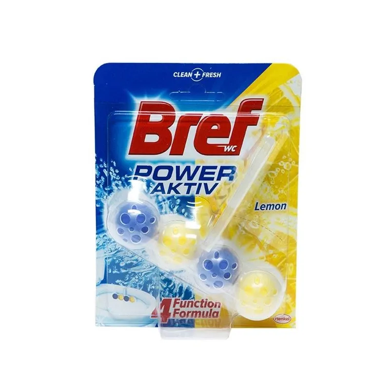 WC tīrītājs-atvēsinātājs BREF POWER AKTIV LEMON. 50 g