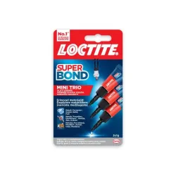 Liim universaalne Loctite Super Bond Mini Trio, 0.003 kg, läbipaistev v.