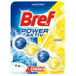WC bloks Bref Power Aktiv Lemon 51g