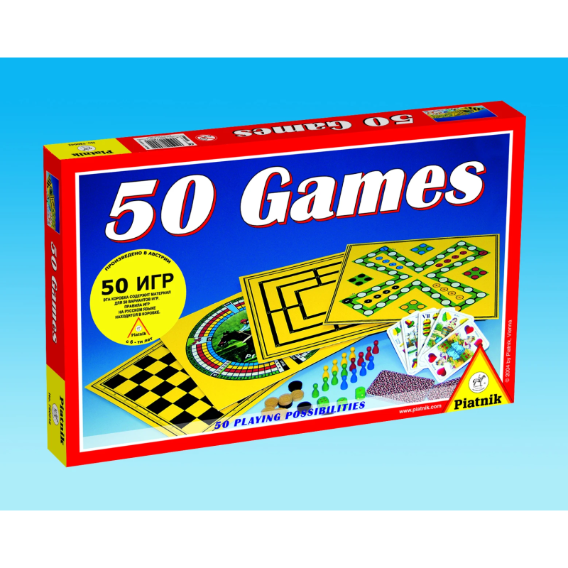 PIATNIK Board game set 50 Games