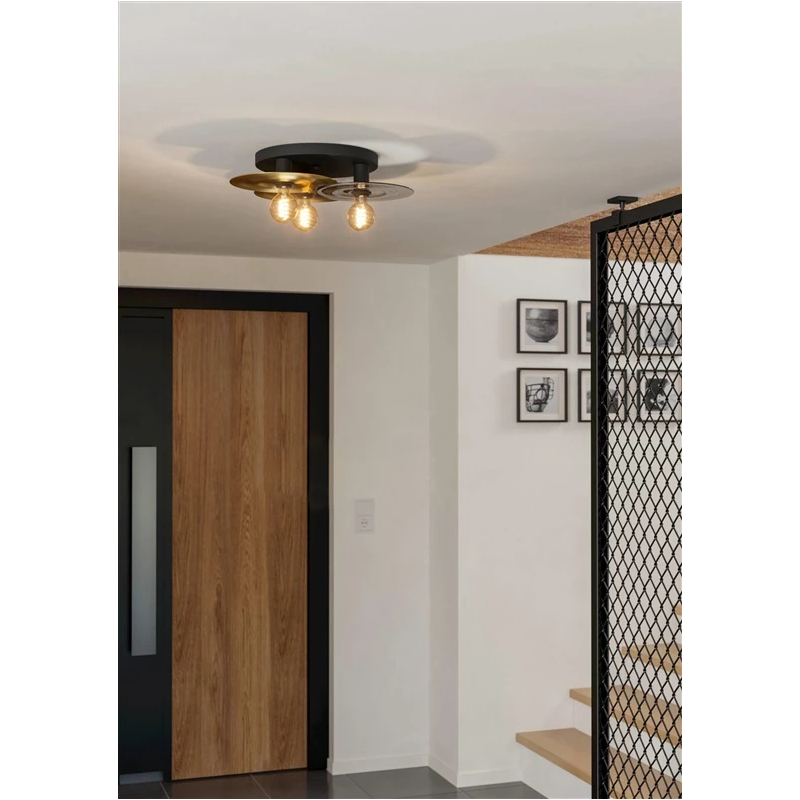 Lampa kar.eglo lintmill e27 3x40w