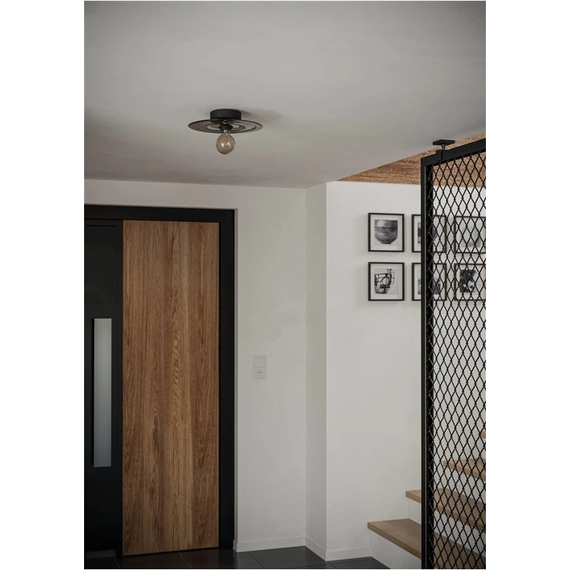 Lampa gr. eglo lintmill e27 40w pelēka