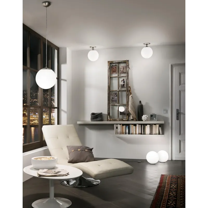 Lamp ceiling rondo 100w e27 white