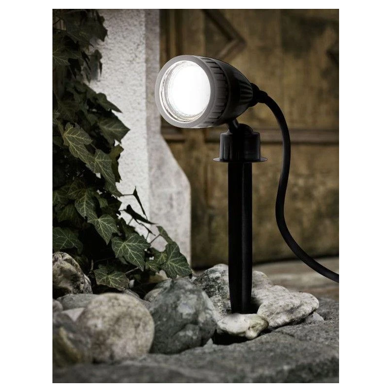 Lampa eglo nema 93384 3w gu10 ip44 melna