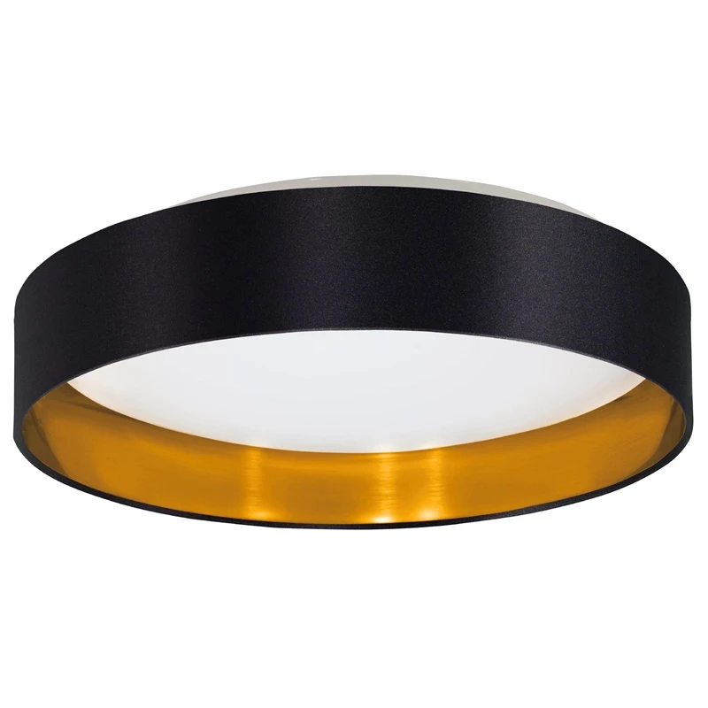Led plafons maserlo 38cm 99539 melns-zel