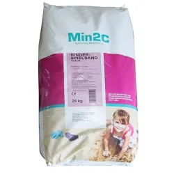 Песок для песочницы Min2C Children's Play Sand, 50 x 30 см, коричневый цв., 25 кг