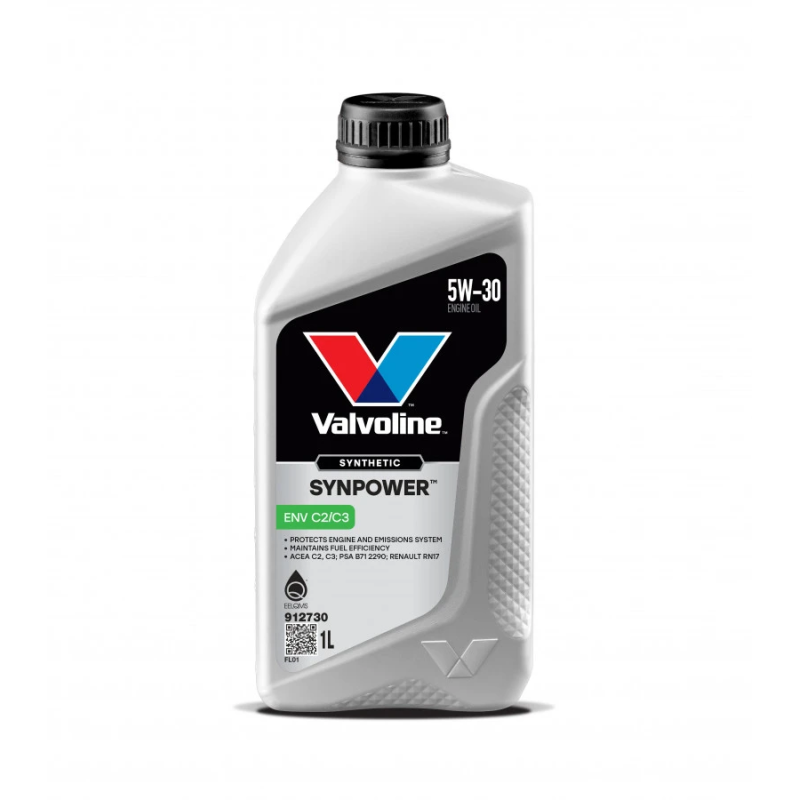 Motoreļļa Synpower ENV C2-C3 5W30 1L, Valvoline