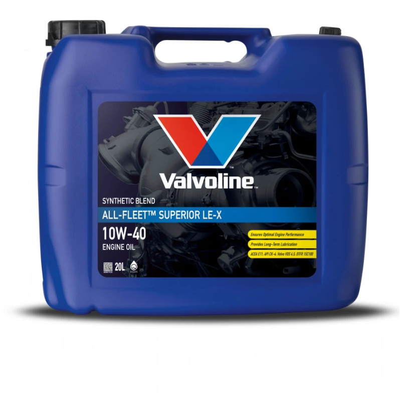 Motoreļļa All Fleet Superior Le-X 10W40 20L, Valvoline