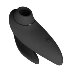Erolab Dolphin Vacuum Clitoral Massager Black ,VVS01b,