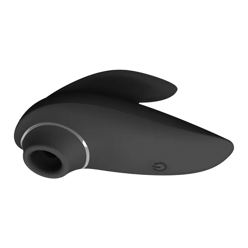Erolab Dolphin Vacuum Clitoral Massager Black ,VVS01b,