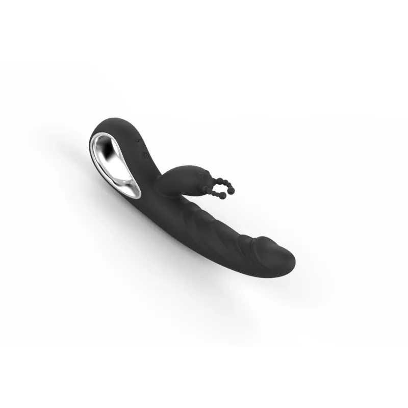 Erolab Cheeky Bunny G-spot & Clitoral Massager Black ,ZYCP01b,
