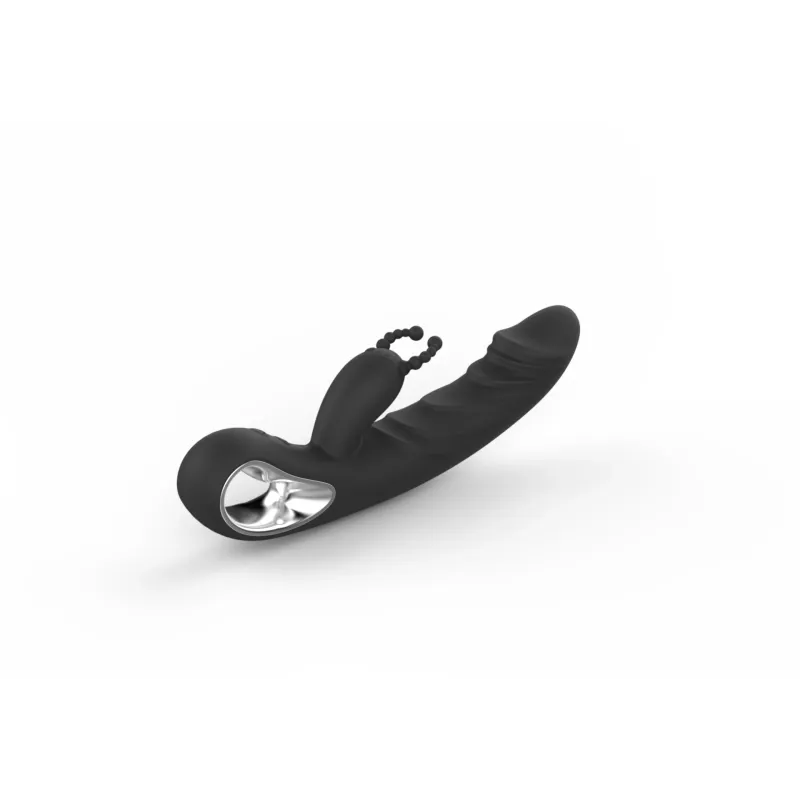 Erolab Cheeky Bunny G-spot & Clitoral Massager Black ,ZYCP01b,