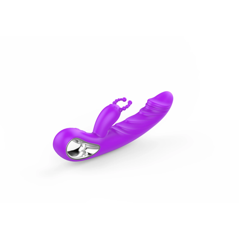 Erolab Cheeky Bunny G-spot & Clitoral Massager Purple ,ZYCP01p,