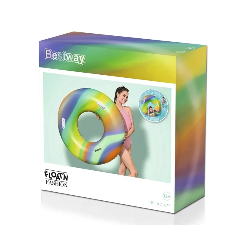 Piepūšams riņķis Bestway 36352, daudzkrāsaina, 119 cm